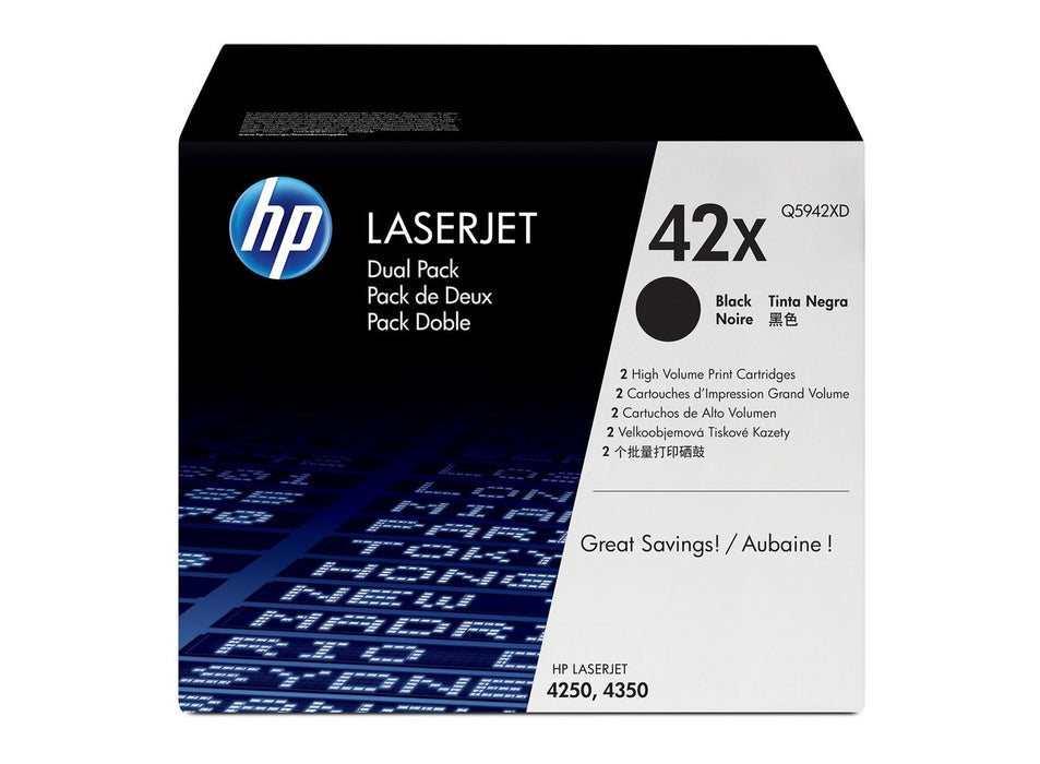 HP Q5942XD Black High Yield Toner Cartridge