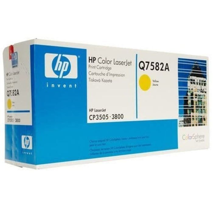 HP Q7582A Yellow Toner Cartridge