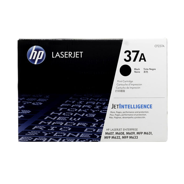 HP 37A CF237A Black Standard Yield Original LaserJet Toner Cartridge – 11,000 Pages