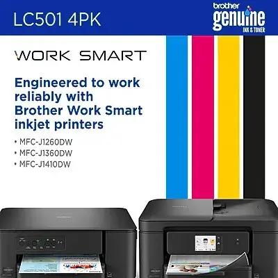 Brother LC5014PKS Standard-Yield Color Ink Cartridges 4-Pack — Black, Cyan, Magenta & Yellow