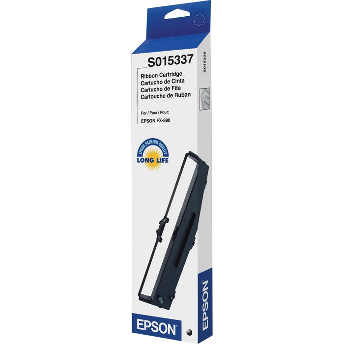 Epson S015337 Black Nylon Printer Ribbon