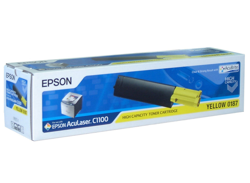 Epson S050187 Yellow High Yield Toner Cartridge