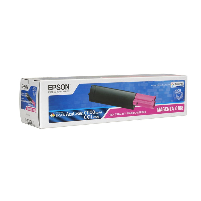 Epson S050188 Magenta High Yield Toner Cartridge