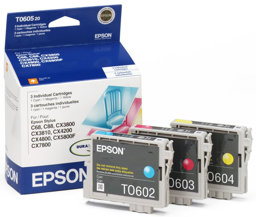 Epson T060520 Cyan / Magenta / Yellow Ink Cartridge