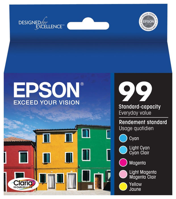 Epson T099920 Cyan / Magenta / Yellow / Light Cyan / Light Magenta Multipack Ink Cartridge