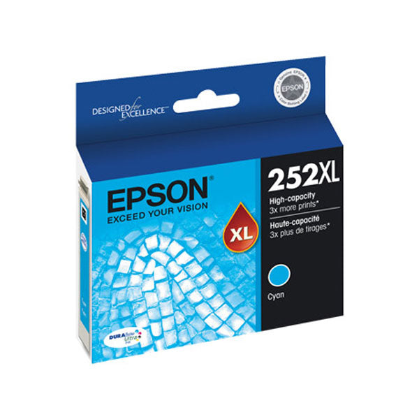 Epson T252XL220 Cyan High Yield Ink Cartridge