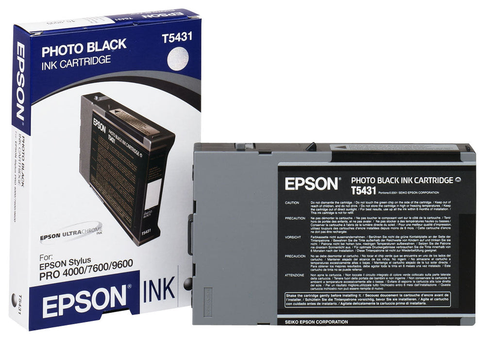 Epson T543100 Photo Black Ink Cartridge