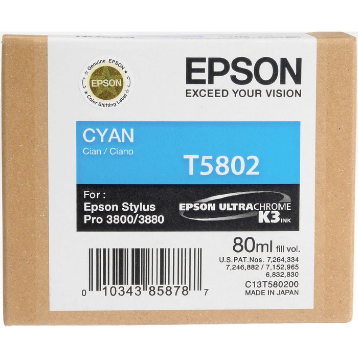 Epson T580200 Cyan Ink Cartridge
