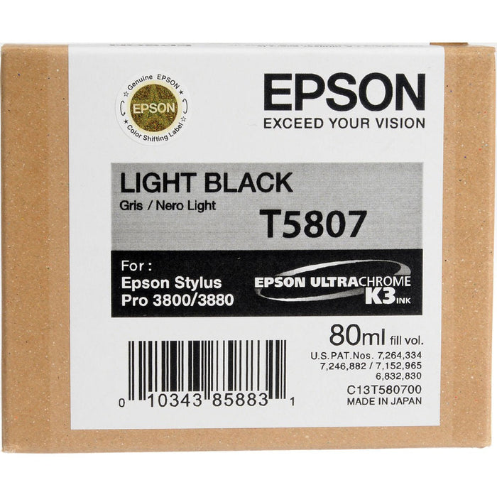 Epson T580700 Light Black Ink Cartridge