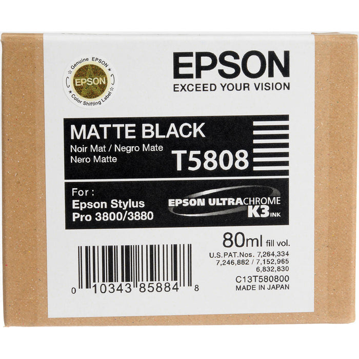 Epson T580800 Matte Black Ink Cartridge