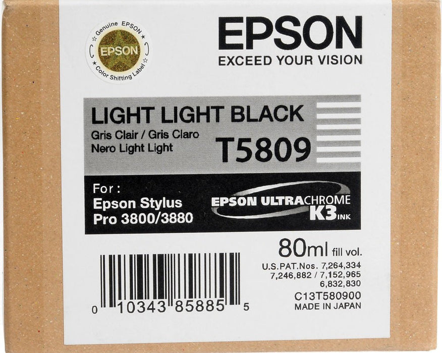 Epson T580900 Light Light Black Ink Cartridge