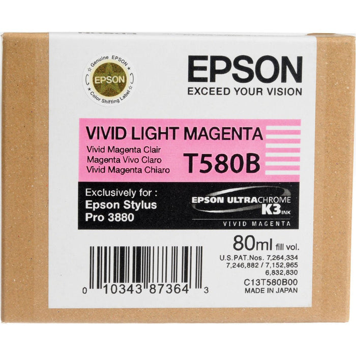 Epson T580B00 Light Magenta Ink Cartridge