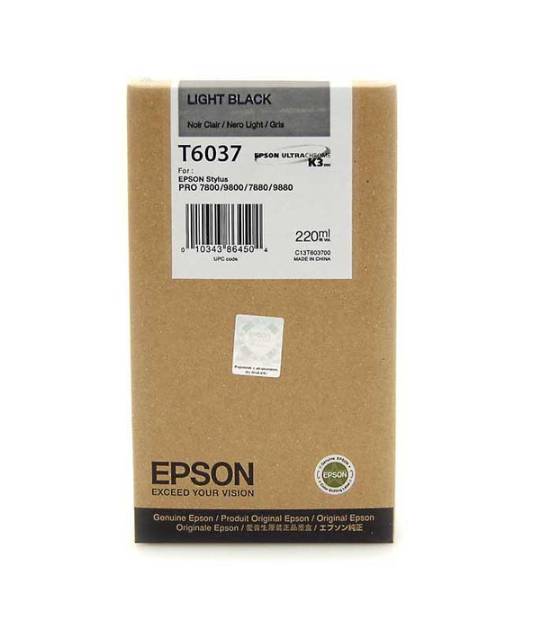 Epson T603700 Light Black Ink Cartridge