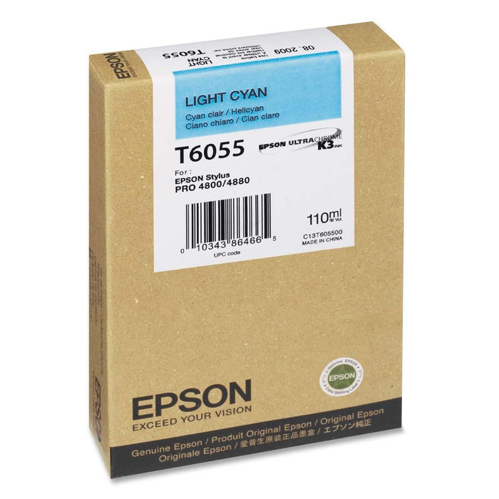 Epson T605500 Light Cyan Ink Cartridge
