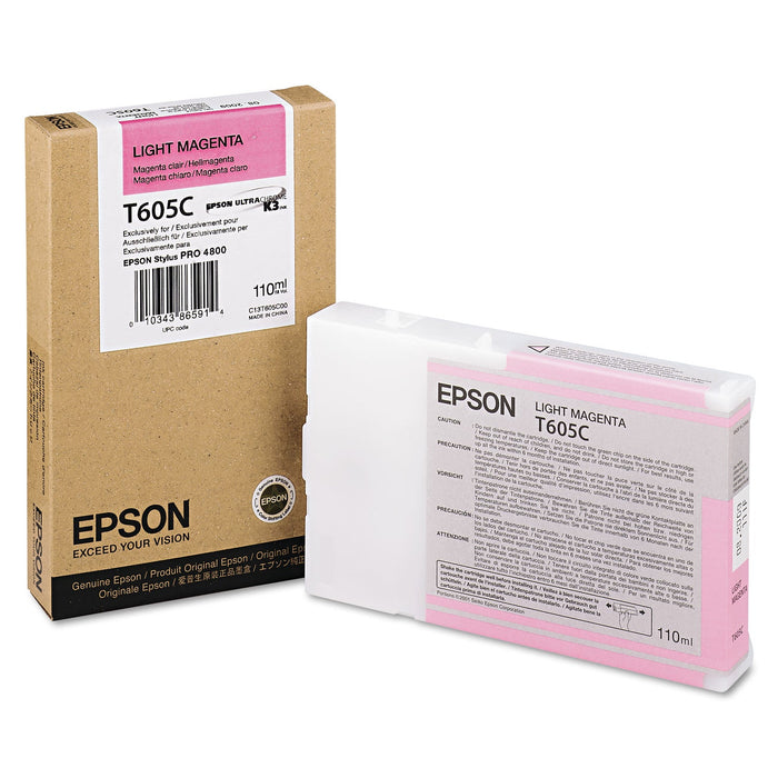 Epson T605C00 Light Magenta Ink Cartridge