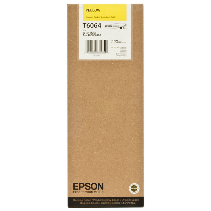 Epson T606400 Yellow Ink Cartridge
