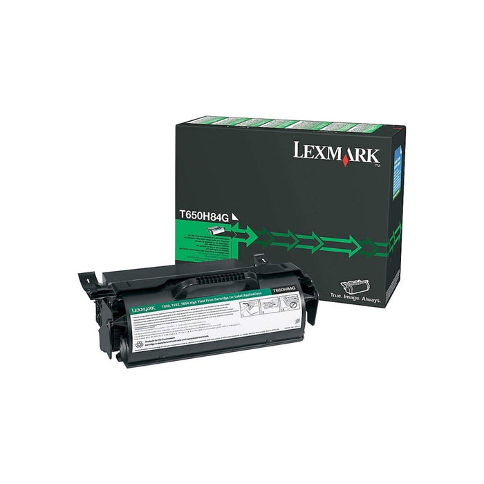 Lexmark T650H84G Black High Yield Toner Cartridge