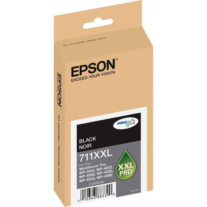 Epson T711XXL120 Black High Yield Ink Cartridge