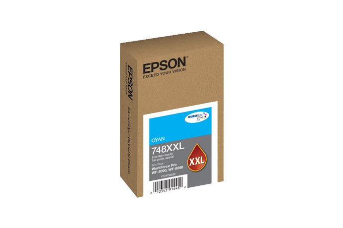 Epson T748XXL220 Cyan Extra High Yield Ink Cartridge