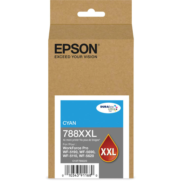 Epson T788XXL220 Cyan High Yield Ink Cartridge