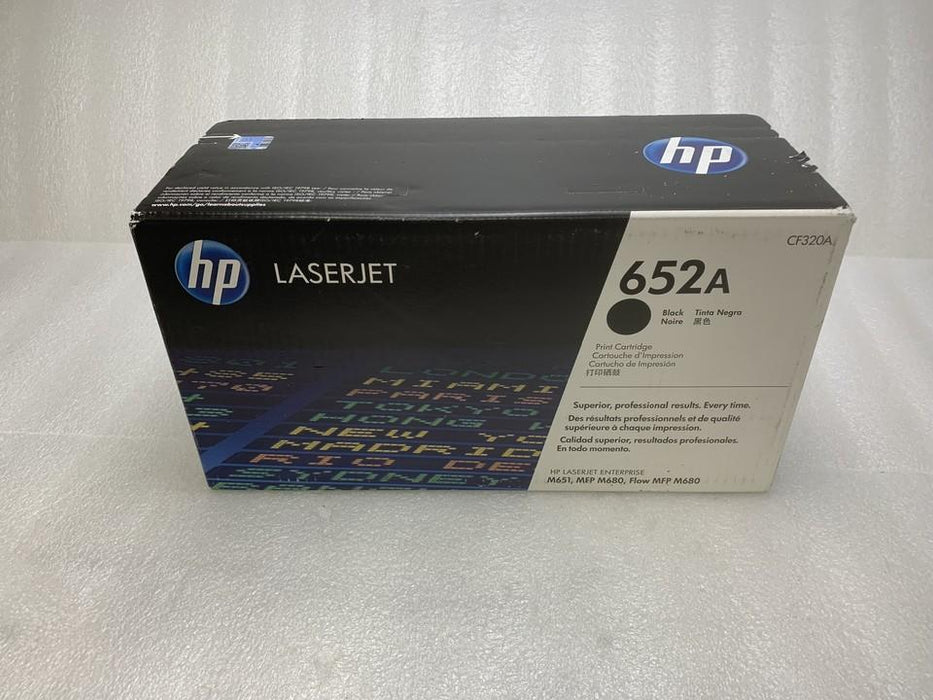HP 652A CF320A Black Standard Yield Original LaserJet Toner Cartridge – 11,500 Pages