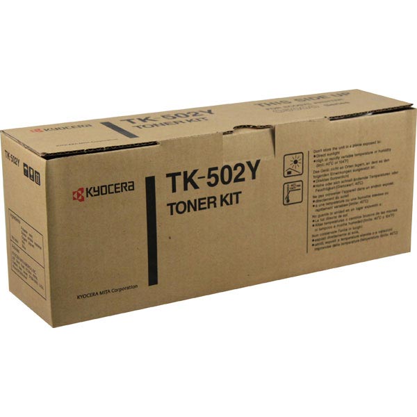 Kyocera TK-502Y Yellow Toner Cartridge