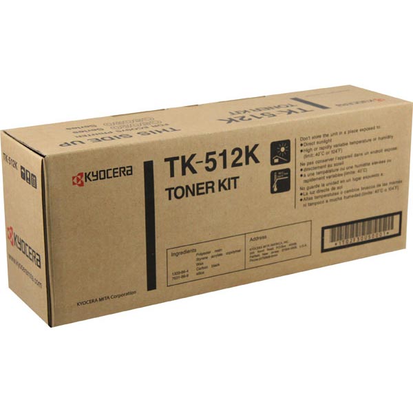 Kyocera TK-512K Black Toner Cartridge