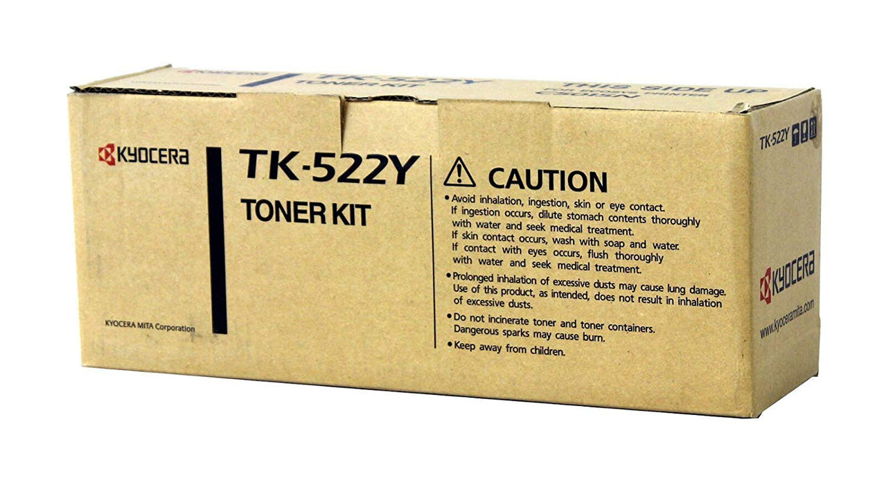 Kyocera TK-522Y Yellow Toner Cartridge