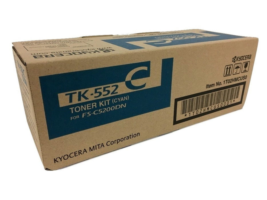 Kyocera TK-552C Cyan Toner Cartridge