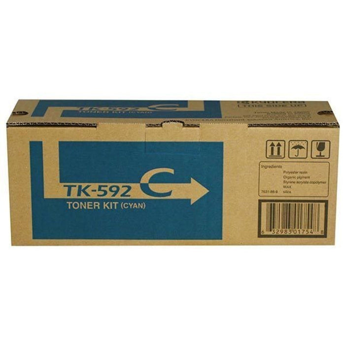 Kyocera TK-592C Cyan Toner Cartridge