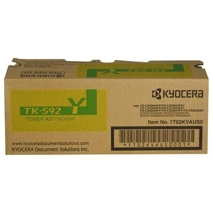 Kyocera TK-592Y Yellow Toner Cartridge