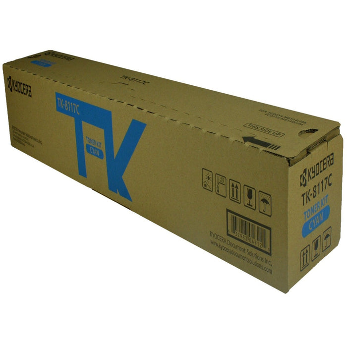 Kyocera TK-8117C Cyan Toner Cartridge