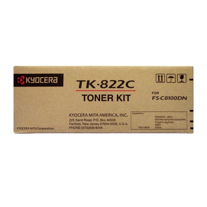 Kyocera TK-822C Cyan Toner Cartridge