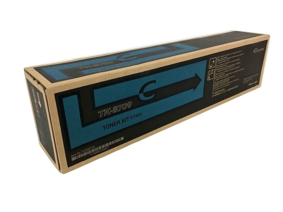 Kyocera TK-8709C Cyan Toner Cartridge