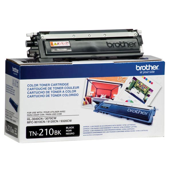 Brother TN-210BK Black Toner Cartridge