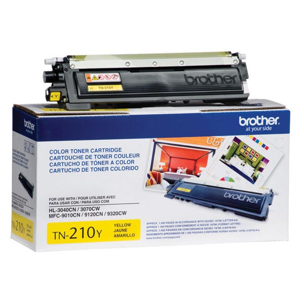 Brother TN-210Y Yellow Toner Cartridge