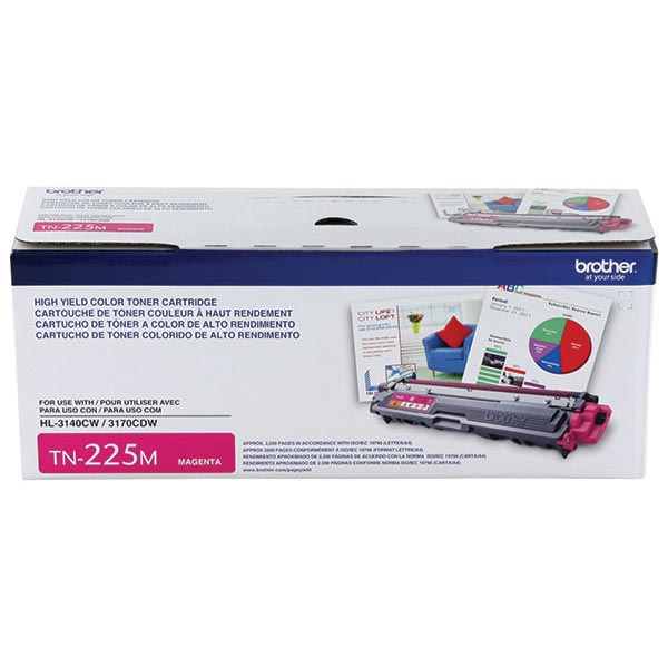 Brother TN-225M Magenta Toner Cartridge