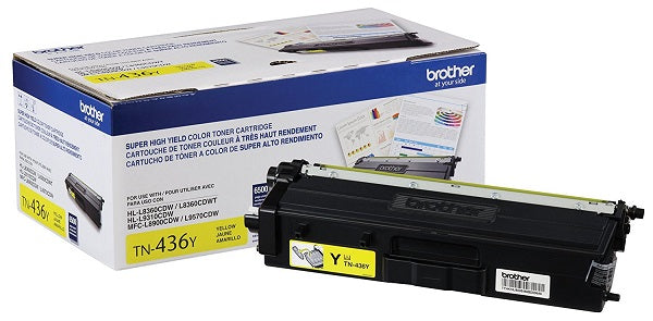 Brother TN-436Y Yellow Extra High Yield Toner Cartridge