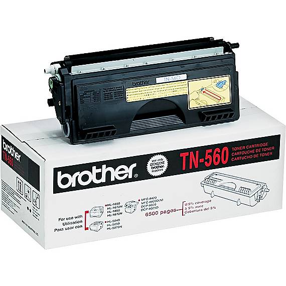 Brother TN-560 Black High Yield Toner Cartridge