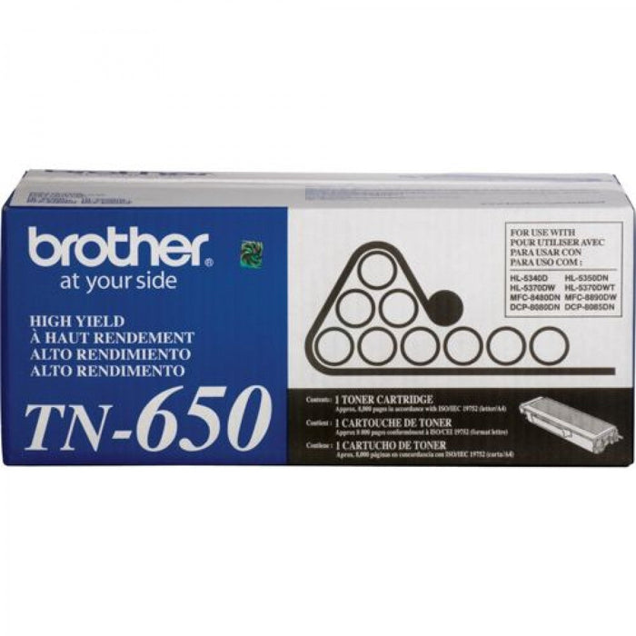 Brother TN-650 Black High Yield Toner Cartridge