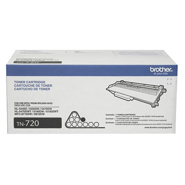 Brother TN-720 Black Toner Cartridge