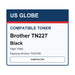 Compatible USGBRTN227BK Black Brother High Yield Toner Cartridge — front-facing retail box