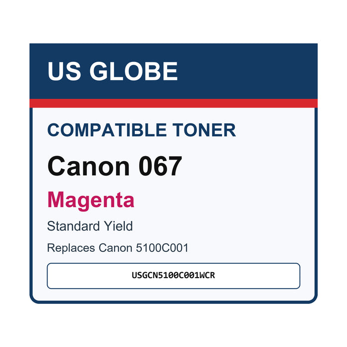 Compatible USGCN5100C001WCR Light Magenta Canon Toner Cartridge — front-facing retail box