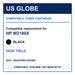 US Globe compatible non-OEM toner for HP W2180X, black high yield, SKU USGHPW2180XWC