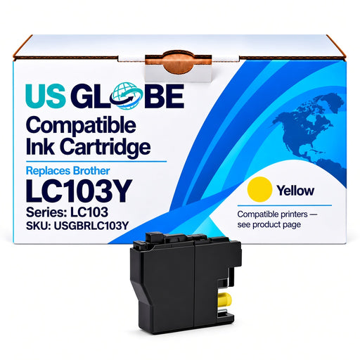 US Globe USGBRLC103Y Yellow Compatible Ink Cartridge (Replaces Brother LC103Y)