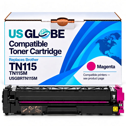 US Globe USGBRTN115M Magenta Compatible Toner Cartridge (Replaces Brother TN115M)