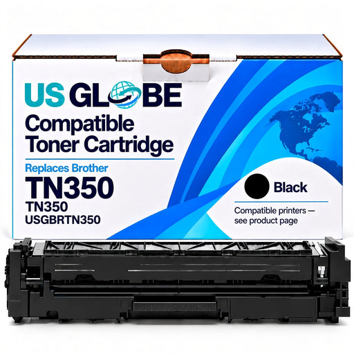 US Globe USGBRTN350 Black Compatible Toner Cartridge (Replaces Brother TN350)