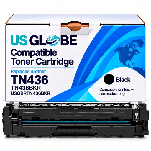 US Globe USGBRTN436BKR Black Compatible Toner Cartridge (Replaces Brother TN436BKR)