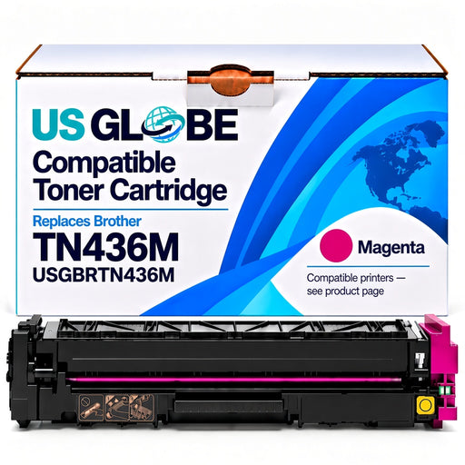 US Globe USGBRTN436M Magenta Compatible Toner Cartridge (Replaces Brother TN436M)