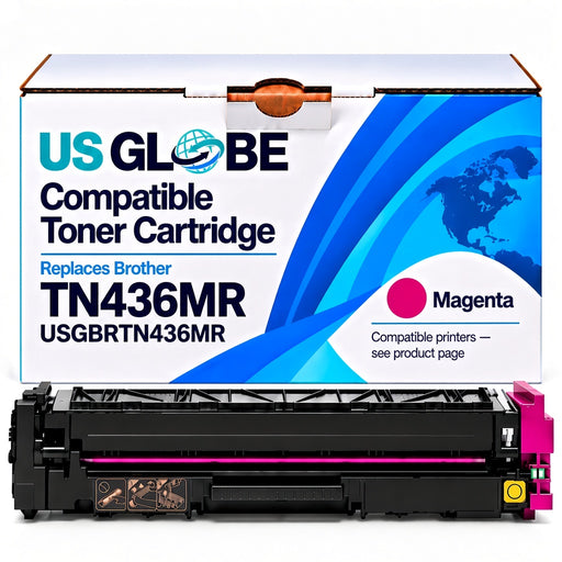US Globe USGBRTN436MR Magenta Compatible Toner Cartridge (Replaces Brother TN436MR)